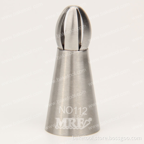 New Stainless Steel Russian Tulip Small Sphere Ball Icing Piping Tips Cake Decorating Nozzles#NO112
